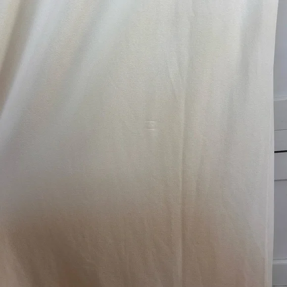 MESHKI Amorette Lace Trim Maxi Dress in Bone Size Medium - Picture 11 of 16